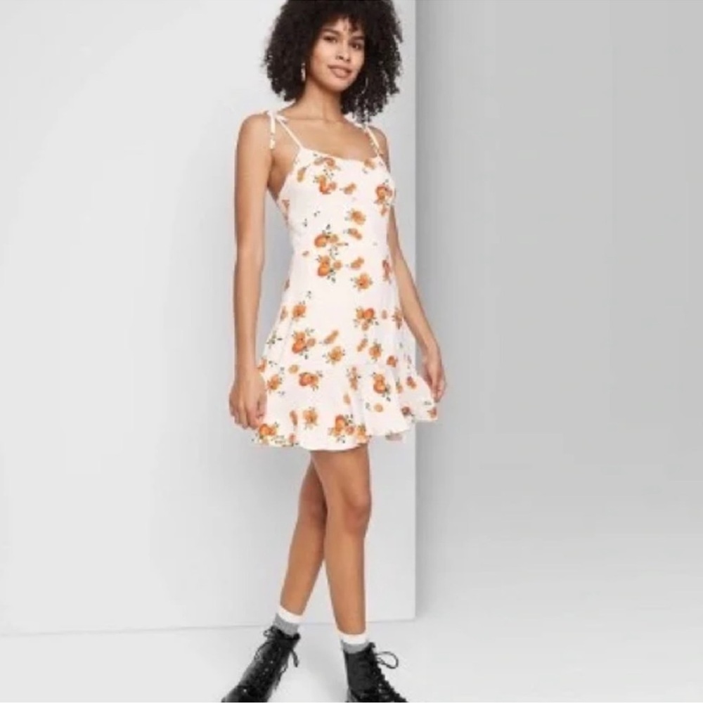 NWT Wild Fable oranges mini dress women’s sz XL